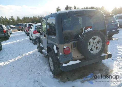 2003 Jeep Wrangler Sport from USA, damaged, VIN 1J4FA49SX3P307605